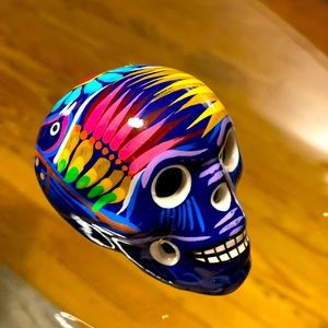 Decorative Object - Hand-painted Colorful Skull